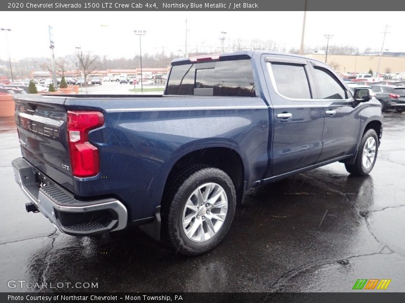 Northsky Blue Metallic / Jet Black 2020 Chevrolet Silverado 1500 LTZ Crew Cab 4x4