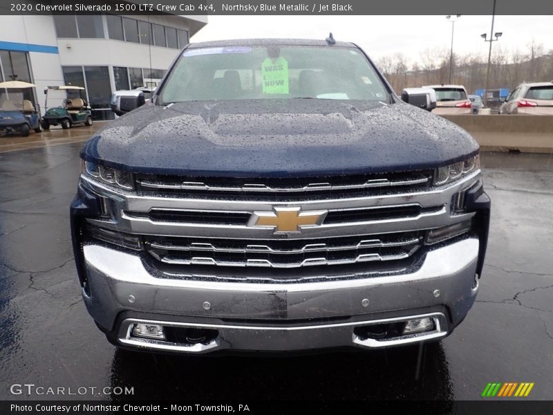 Northsky Blue Metallic / Jet Black 2020 Chevrolet Silverado 1500 LTZ Crew Cab 4x4