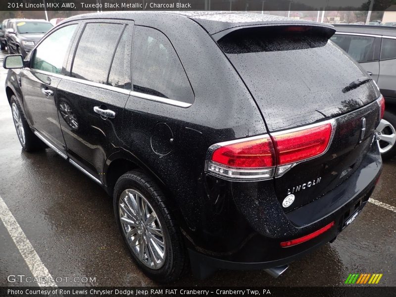 Tuxedo Black Metallic / Charcoal Black 2014 Lincoln MKX AWD