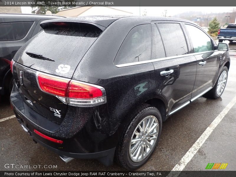 Tuxedo Black Metallic / Charcoal Black 2014 Lincoln MKX AWD