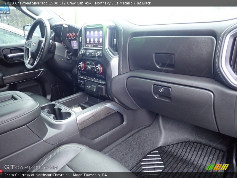 Northsky Blue Metallic / Jet Black 2020 Chevrolet Silverado 1500 LTZ Crew Cab 4x4