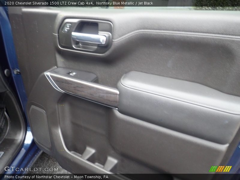 Northsky Blue Metallic / Jet Black 2020 Chevrolet Silverado 1500 LTZ Crew Cab 4x4
