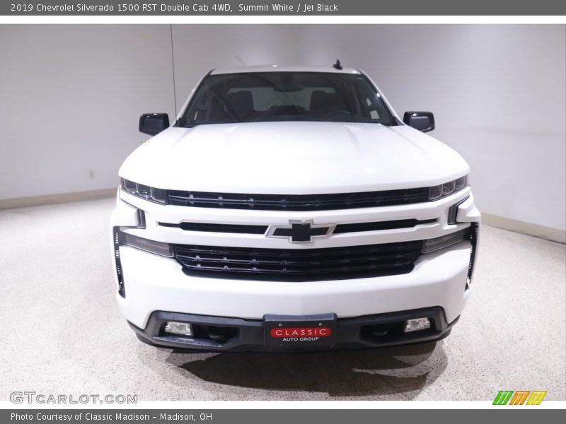 Summit White / Jet Black 2019 Chevrolet Silverado 1500 RST Double Cab 4WD