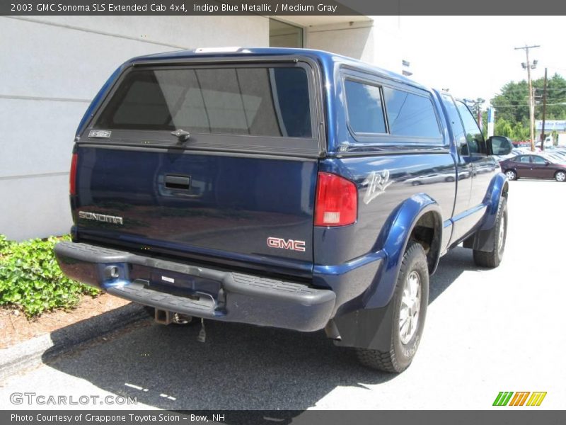 Indigo Blue Metallic / Medium Gray 2003 GMC Sonoma SLS Extended Cab 4x4