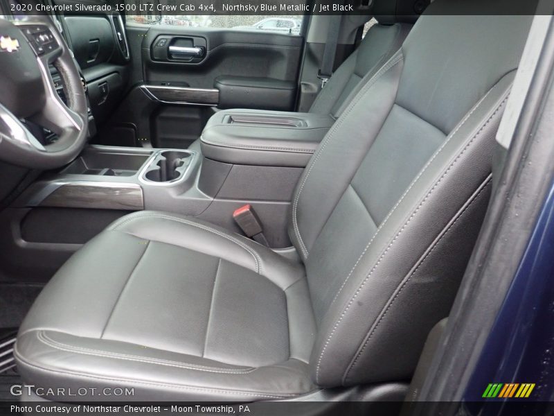 Northsky Blue Metallic / Jet Black 2020 Chevrolet Silverado 1500 LTZ Crew Cab 4x4