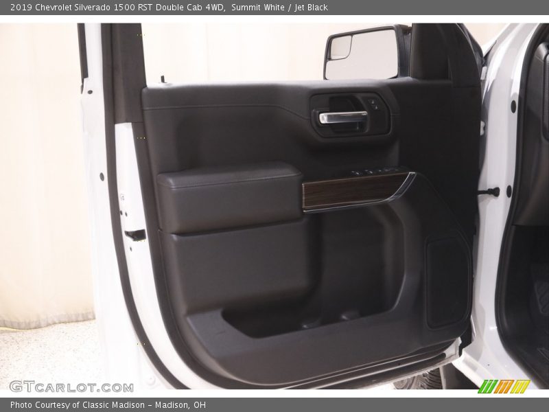 Summit White / Jet Black 2019 Chevrolet Silverado 1500 RST Double Cab 4WD