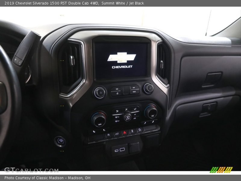 Summit White / Jet Black 2019 Chevrolet Silverado 1500 RST Double Cab 4WD