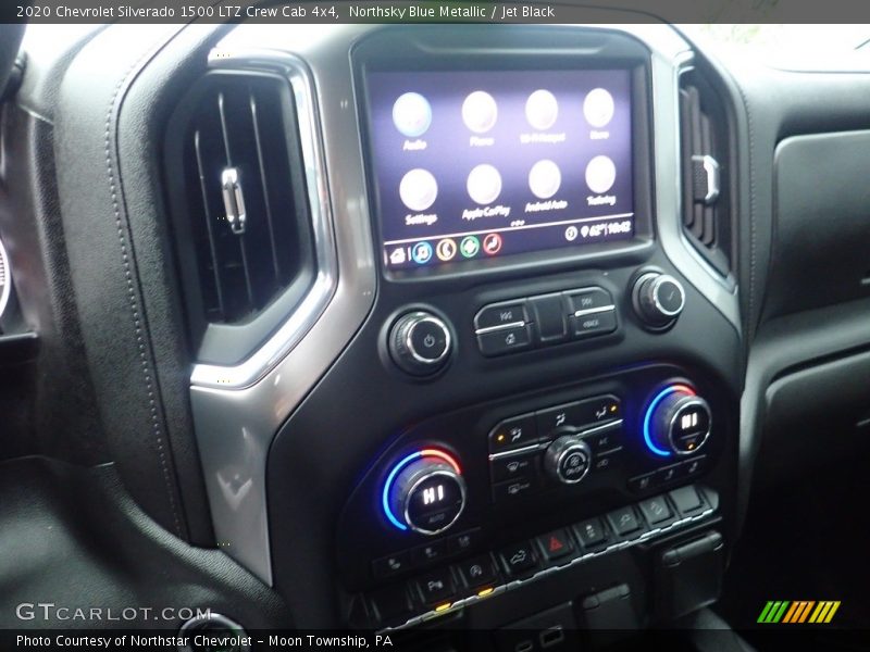 Northsky Blue Metallic / Jet Black 2020 Chevrolet Silverado 1500 LTZ Crew Cab 4x4