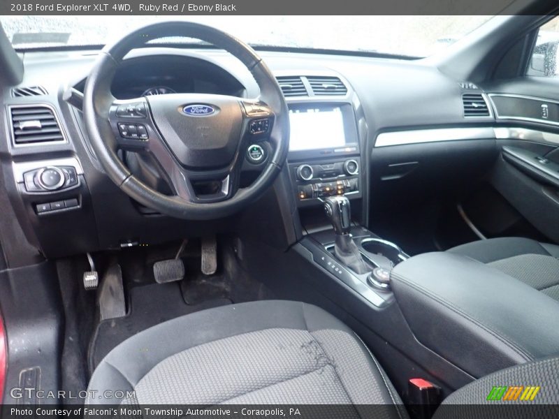 Ruby Red / Ebony Black 2018 Ford Explorer XLT 4WD