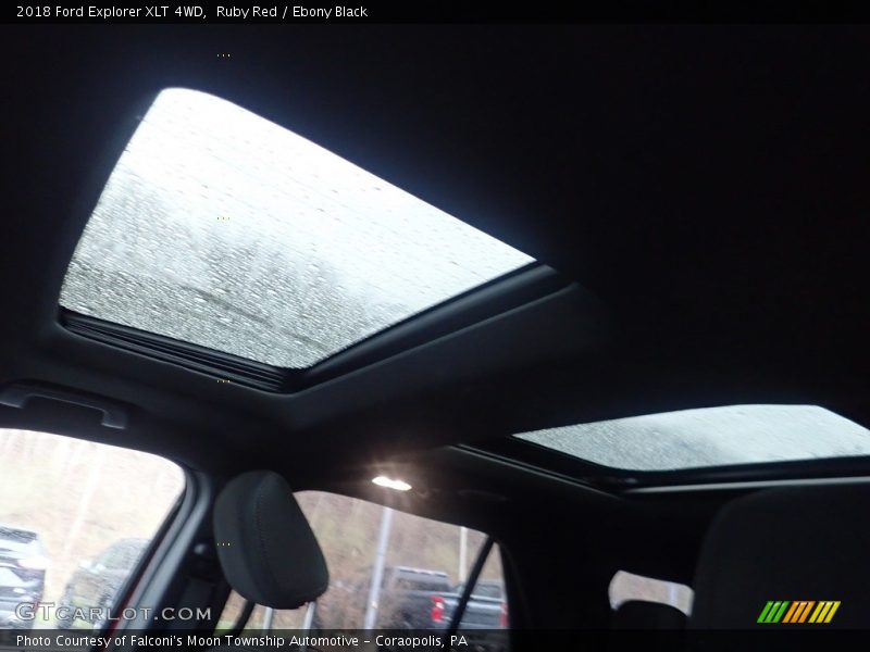 Ruby Red / Ebony Black 2018 Ford Explorer XLT 4WD