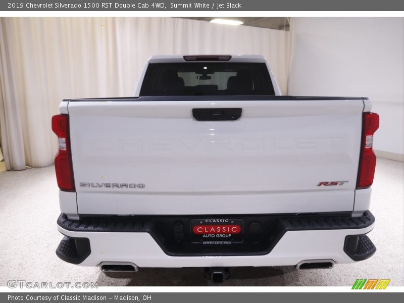 Summit White / Jet Black 2019 Chevrolet Silverado 1500 RST Double Cab 4WD