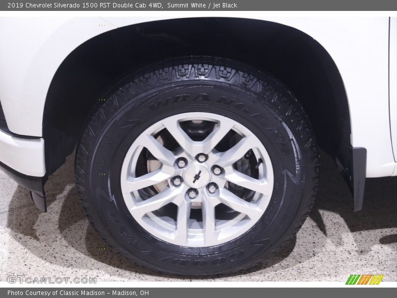 Summit White / Jet Black 2019 Chevrolet Silverado 1500 RST Double Cab 4WD