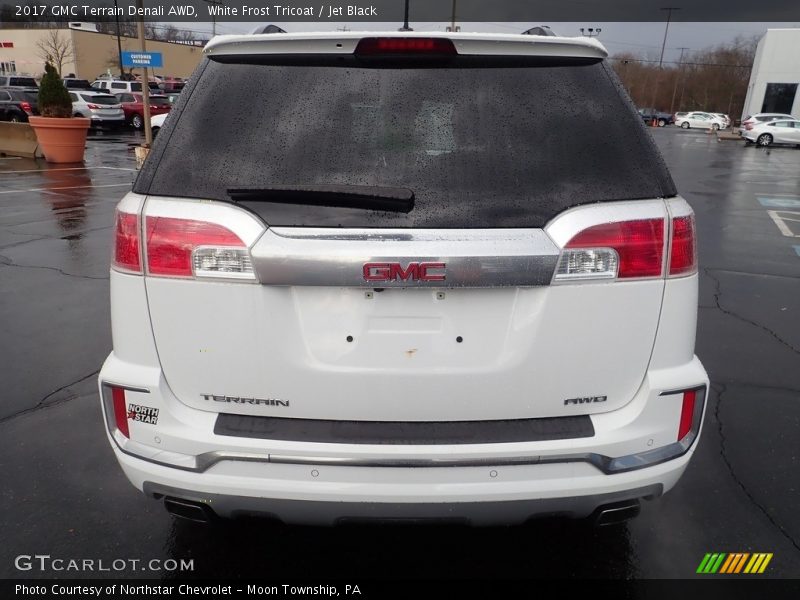 White Frost Tricoat / Jet Black 2017 GMC Terrain Denali AWD