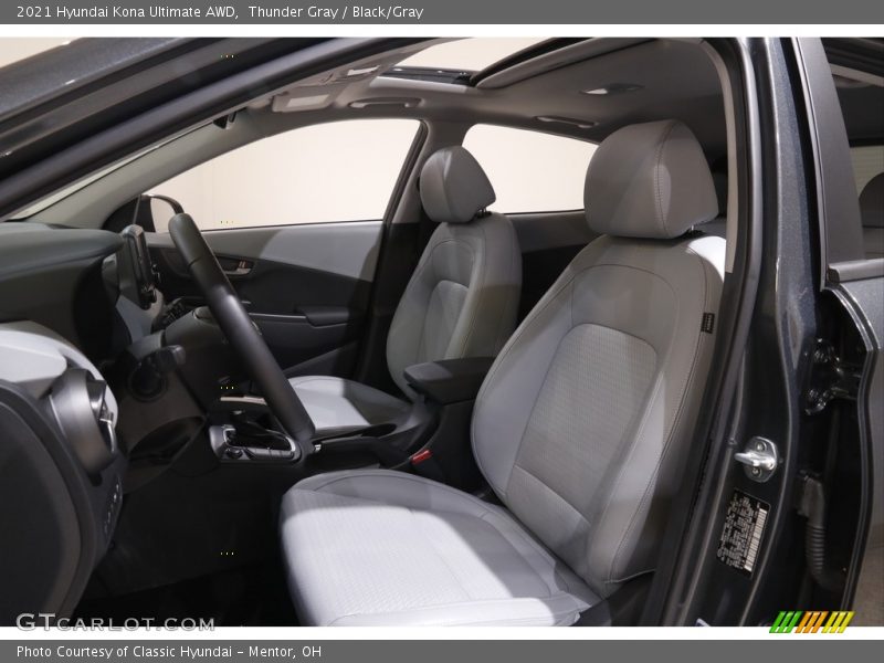 Front Seat of 2021 Kona Ultimate AWD