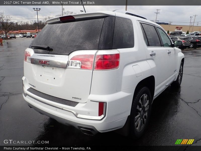 White Frost Tricoat / Jet Black 2017 GMC Terrain Denali AWD