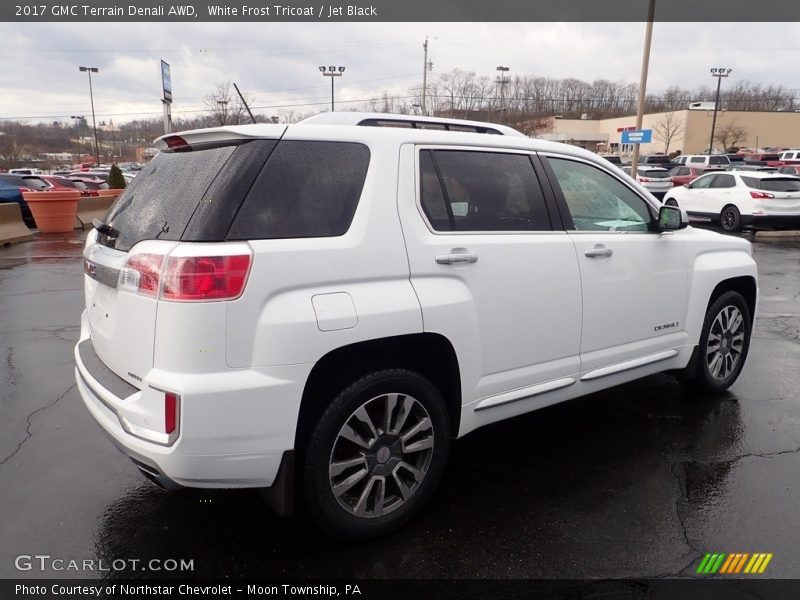 White Frost Tricoat / Jet Black 2017 GMC Terrain Denali AWD