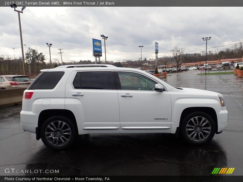 White Frost Tricoat / Jet Black 2017 GMC Terrain Denali AWD