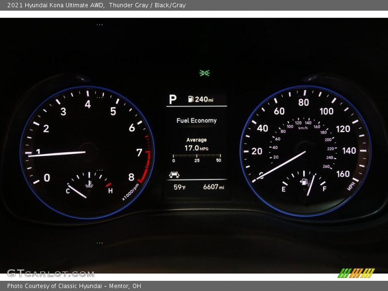  2021 Kona Ultimate AWD Ultimate AWD Gauges