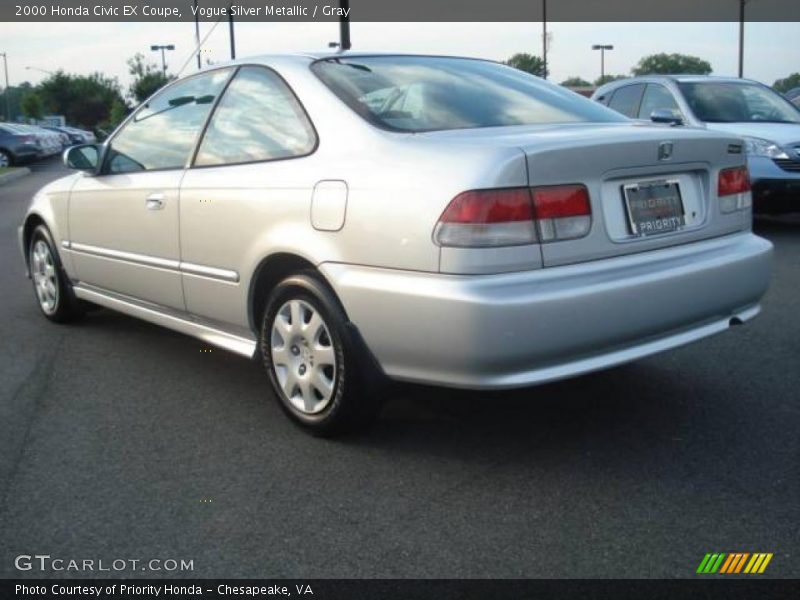 Vogue Silver Metallic / Gray 2000 Honda Civic EX Coupe