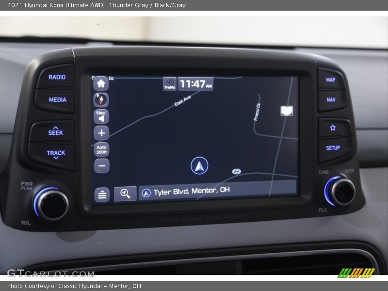 Navigation of 2021 Kona Ultimate AWD