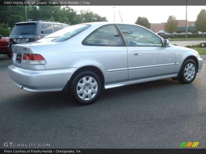 Vogue Silver Metallic / Gray 2000 Honda Civic EX Coupe