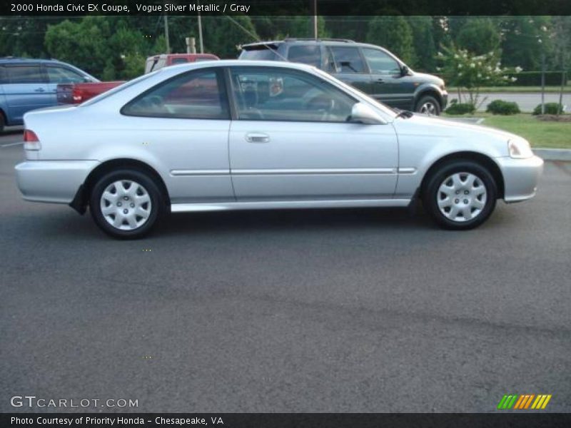 Vogue Silver Metallic / Gray 2000 Honda Civic EX Coupe