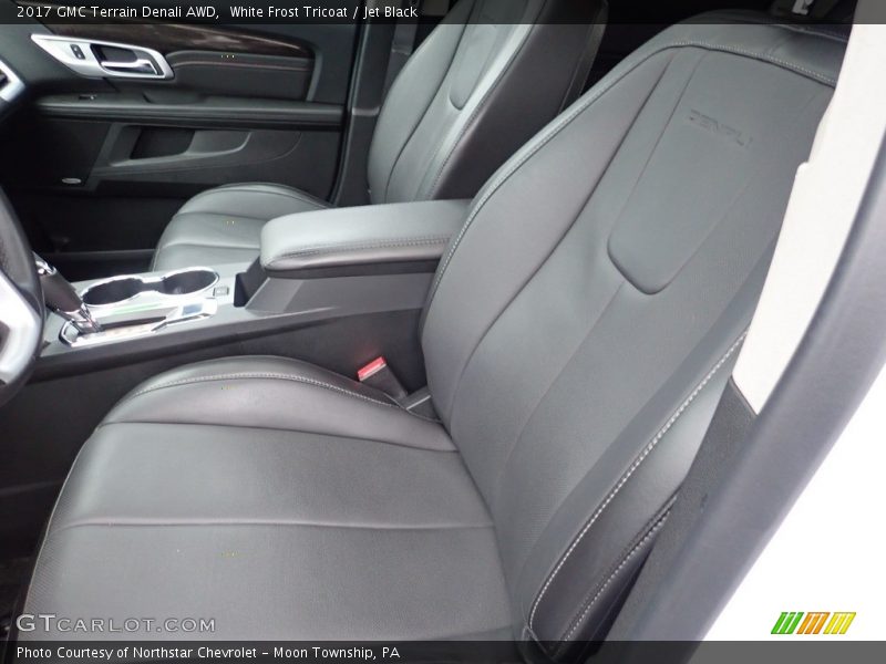 White Frost Tricoat / Jet Black 2017 GMC Terrain Denali AWD