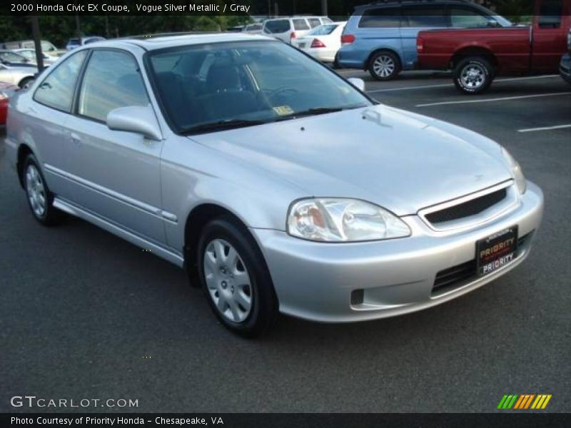 Vogue Silver Metallic / Gray 2000 Honda Civic EX Coupe