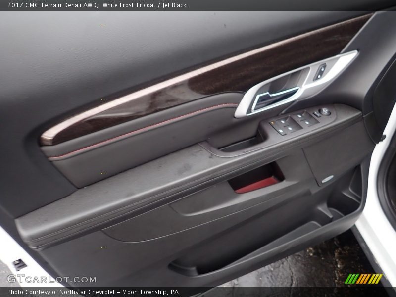 White Frost Tricoat / Jet Black 2017 GMC Terrain Denali AWD