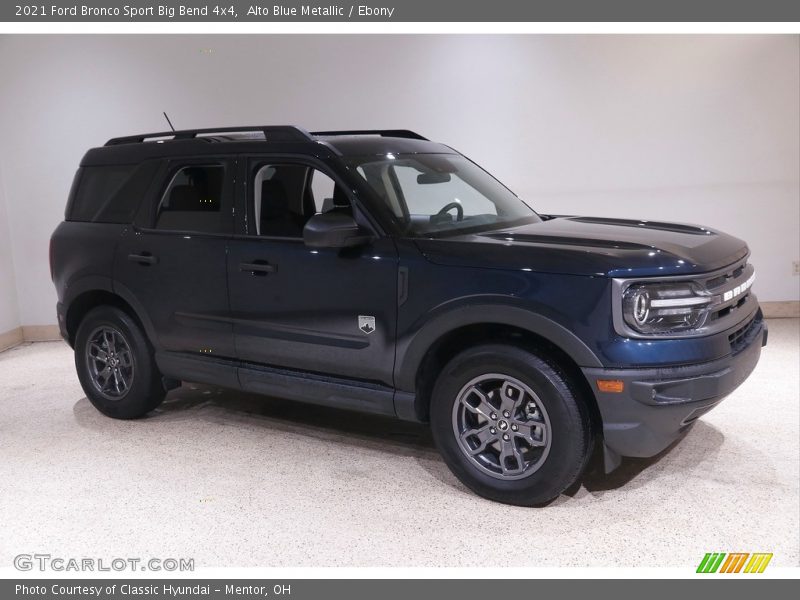 Alto Blue Metallic / Ebony 2021 Ford Bronco Sport Big Bend 4x4
