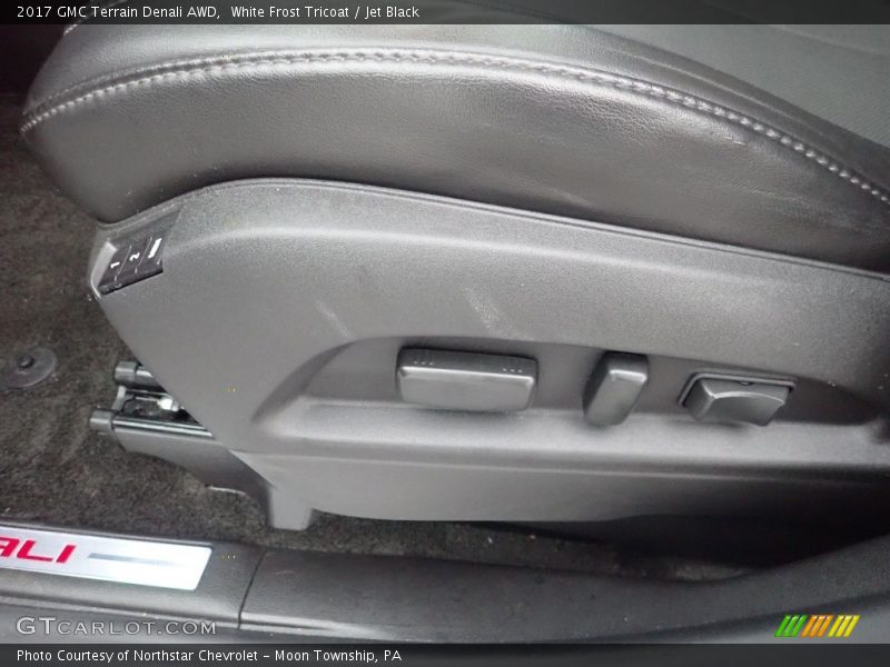 White Frost Tricoat / Jet Black 2017 GMC Terrain Denali AWD
