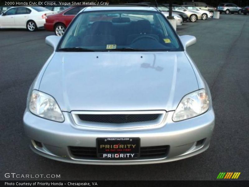 Vogue Silver Metallic / Gray 2000 Honda Civic EX Coupe