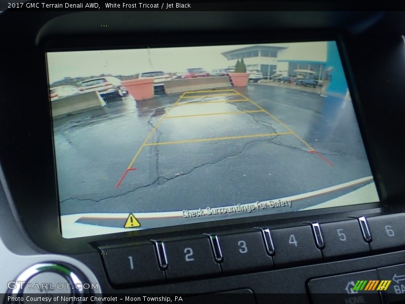 White Frost Tricoat / Jet Black 2017 GMC Terrain Denali AWD