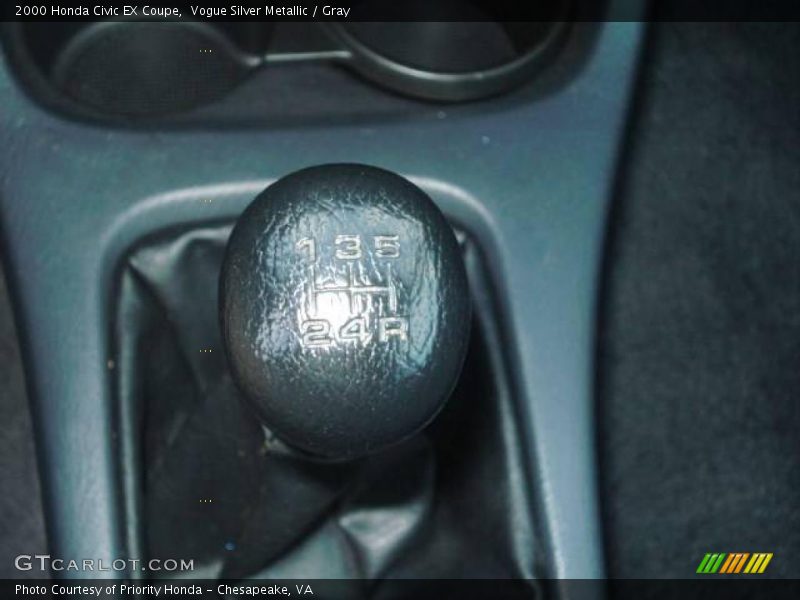 Vogue Silver Metallic / Gray 2000 Honda Civic EX Coupe