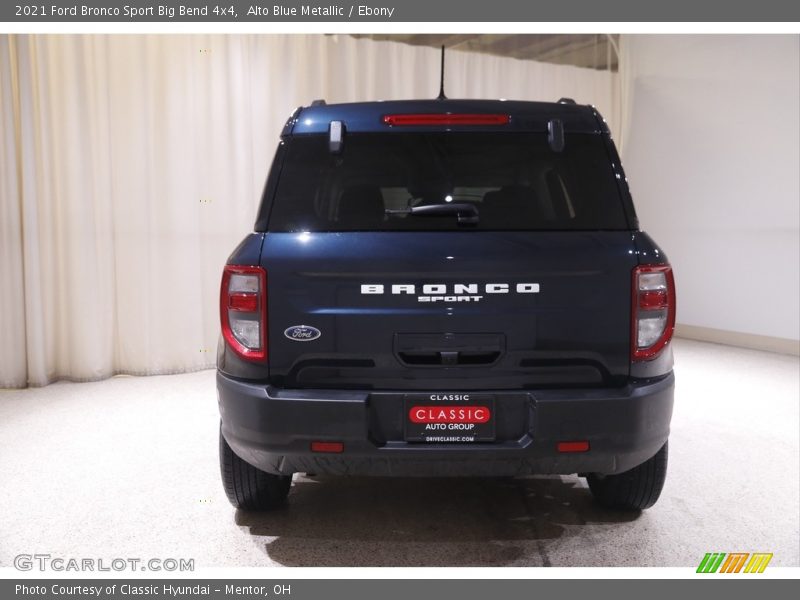 Alto Blue Metallic / Ebony 2021 Ford Bronco Sport Big Bend 4x4