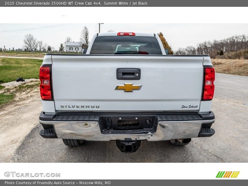 Summit White / Jet Black 2015 Chevrolet Silverado 3500HD WT Crew Cab 4x4