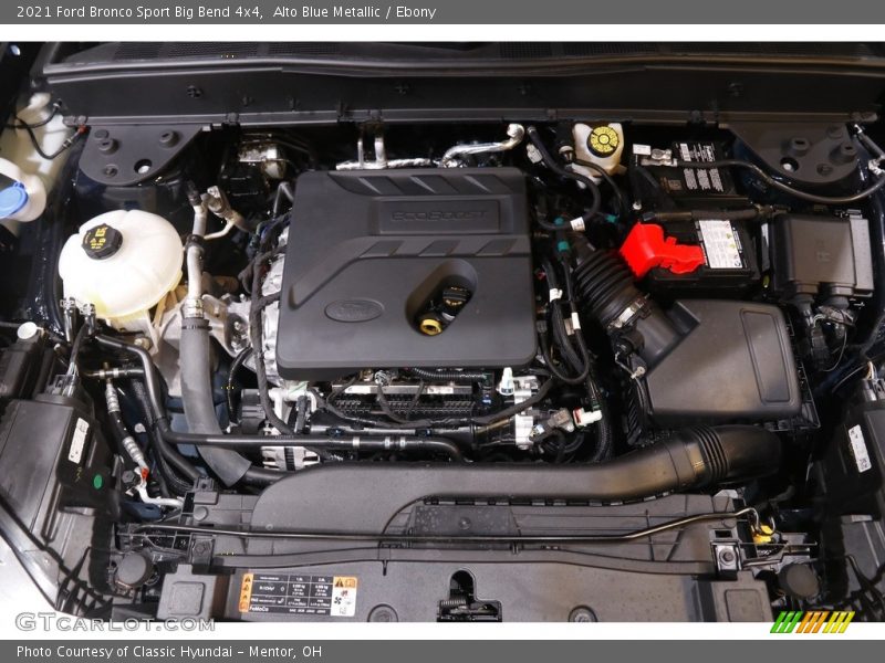  2021 Bronco Sport Big Bend 4x4 Engine - 1.5 Liter Turbocharged DOHC 12-Valve Ti-VCT EcoBoost 3 Cylinder