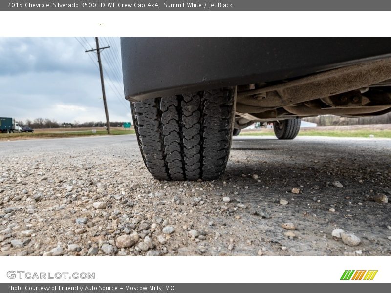 Summit White / Jet Black 2015 Chevrolet Silverado 3500HD WT Crew Cab 4x4