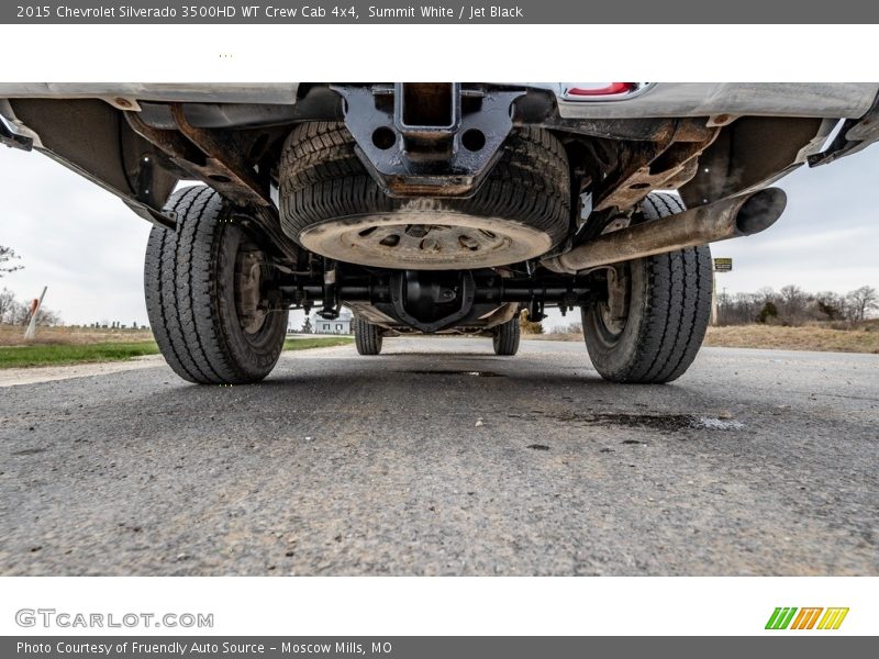 Summit White / Jet Black 2015 Chevrolet Silverado 3500HD WT Crew Cab 4x4
