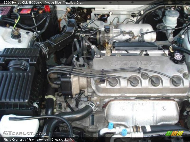 Vogue Silver Metallic / Gray 2000 Honda Civic EX Coupe