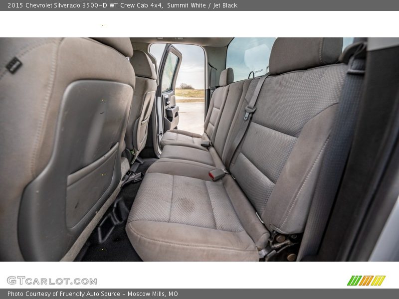 Summit White / Jet Black 2015 Chevrolet Silverado 3500HD WT Crew Cab 4x4