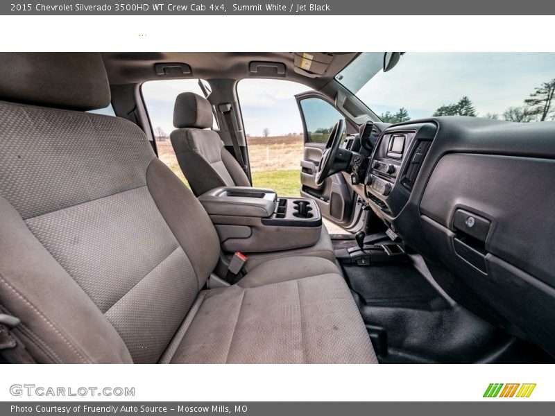 Summit White / Jet Black 2015 Chevrolet Silverado 3500HD WT Crew Cab 4x4