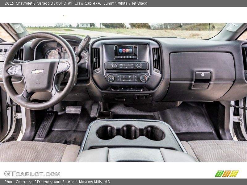 Dashboard of 2015 Silverado 3500HD WT Crew Cab 4x4