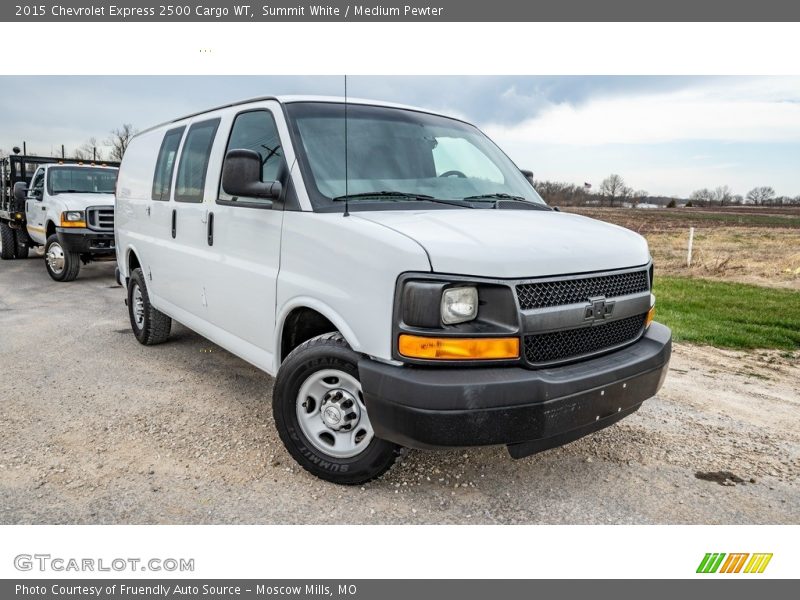 Summit White / Medium Pewter 2015 Chevrolet Express 2500 Cargo WT