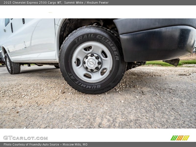 Summit White / Medium Pewter 2015 Chevrolet Express 2500 Cargo WT