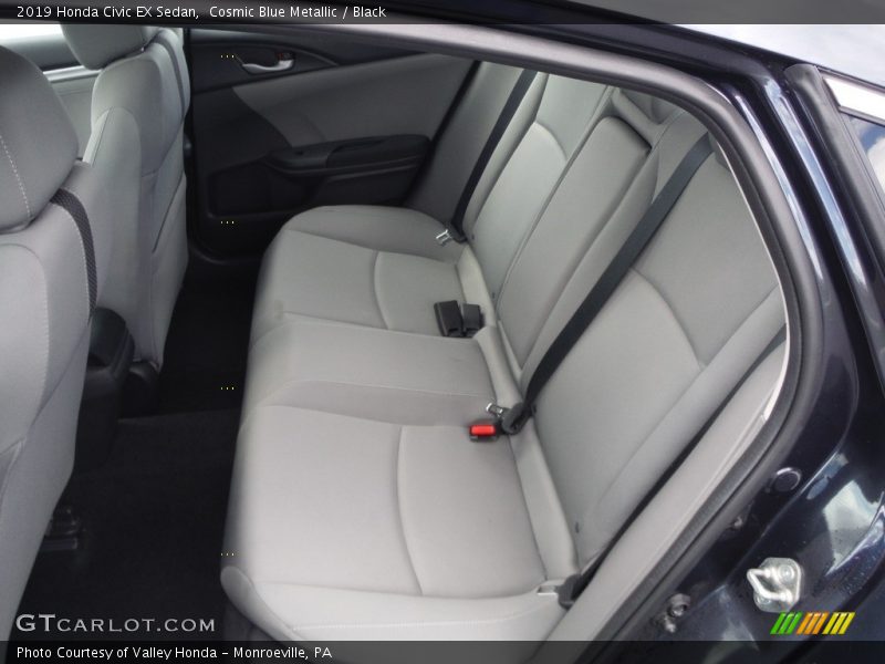 Cosmic Blue Metallic / Black 2019 Honda Civic EX Sedan