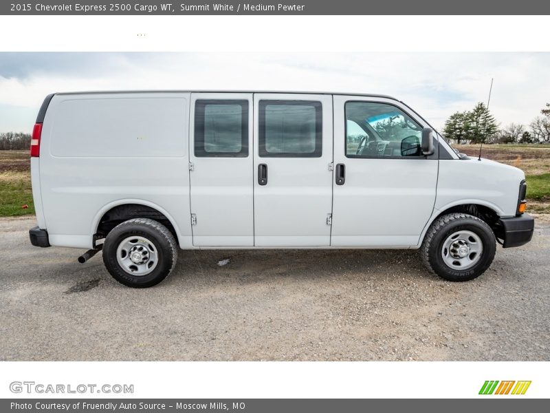 Summit White / Medium Pewter 2015 Chevrolet Express 2500 Cargo WT