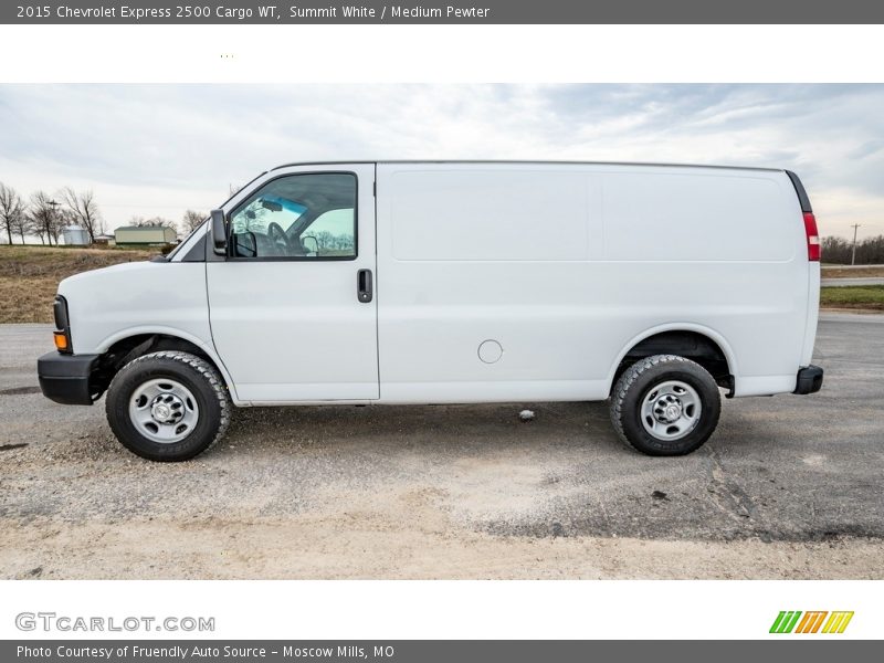 Summit White / Medium Pewter 2015 Chevrolet Express 2500 Cargo WT