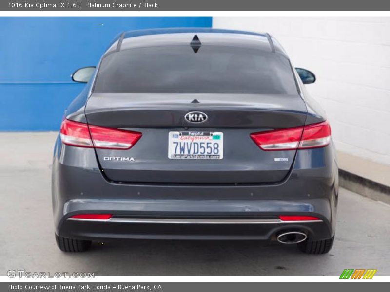 Platinum Graphite / Black 2016 Kia Optima LX 1.6T