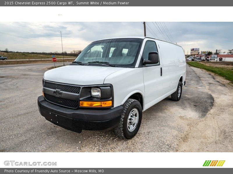 Summit White / Medium Pewter 2015 Chevrolet Express 2500 Cargo WT